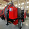 Linea massima diesel attrezzatura del bene durevole 2x40KN Overhad di colore rosso di Strinnging