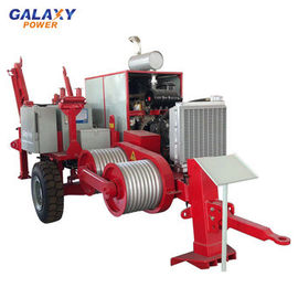 Tirando ADSS/OPGW cablano 9T che mette insieme l'attrezzatura per le linee elettriche sopraelevate