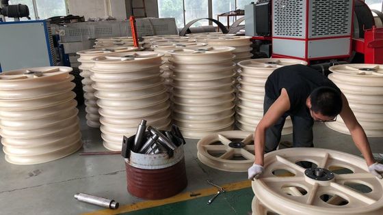 Linea di nylon strumento di Pulley For Quad ConductorTransmission del conduttore del pacco della ruota cinque del diametro 508x75mm