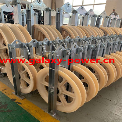 Grande singola linea di nylon strumento di Bundle Pulley Transmission del conduttore del diametro 916x110mm