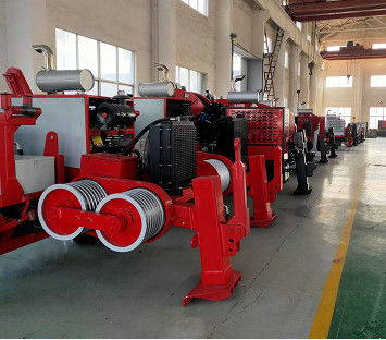 Linea sopraelevata attrezzatura idraulica dell'estrattore del cavo per costruzione elettrica