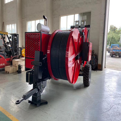 Linea massima diesel attrezzatura del bene durevole 2x40KN Overhad di colore rosso di Strinnging