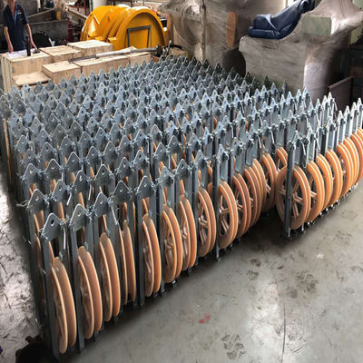Linea di trasmissione singolo conduttore Stringing Pulley Block del pacco dello strumento