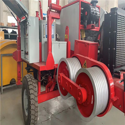 SA-QY60 Toro-ruota diesel 6 Ton Cable Pulling Stringing Equipment