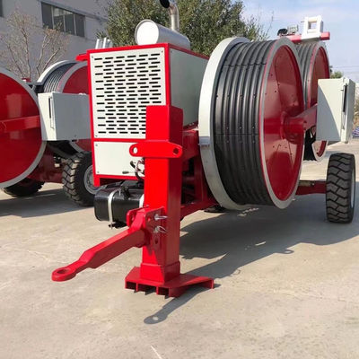 Linea sopraelevata 4 Ton Diesel Hydraulic Cable Tensioner che mette insieme attrezzatura