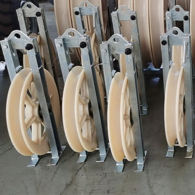 Corda di nylon della ruota di Overhead Wire 508mm del pilota singola che mette insieme blocco