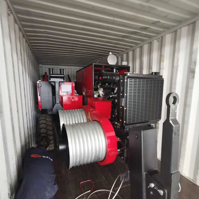 Aerical che mette insieme la macchina idraulica dell'argano dell'estrattore del cavo 239KW (320hp) 22T