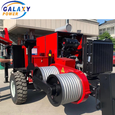 9 Ton Pulling Stringing Equipment OPGW cablano la linea elettrica idraulica dell'argano tenditore